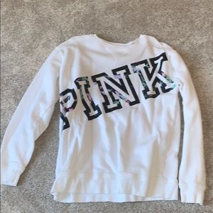 White Crew Neck Sweatshirt